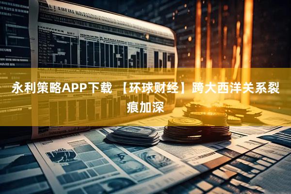 永利策略APP下载 【环球财经】跨大西洋关系裂痕加深